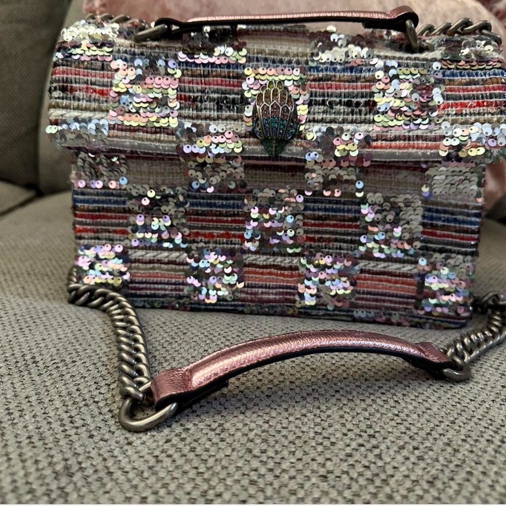 Kurt Geiger Medium Kensington Sequin Embellished Handbag. 👜